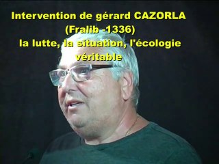 Intervention de gérard CAZORLA (SCOP-TI)
