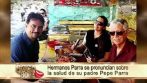 Hermanos Parras se pronuncian sobre la salud de su padre Pepe Parra