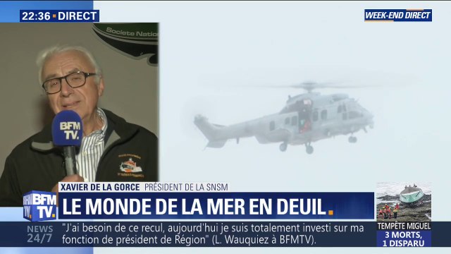 J'ai trouvé des gens d'une grande dignité. Le président de la SNSM a rencontré les quatre survivants du sauvetage aux Sables-d'Olonne