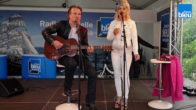 Rachelle Plas aux terrasses live de France Bleu Normandie