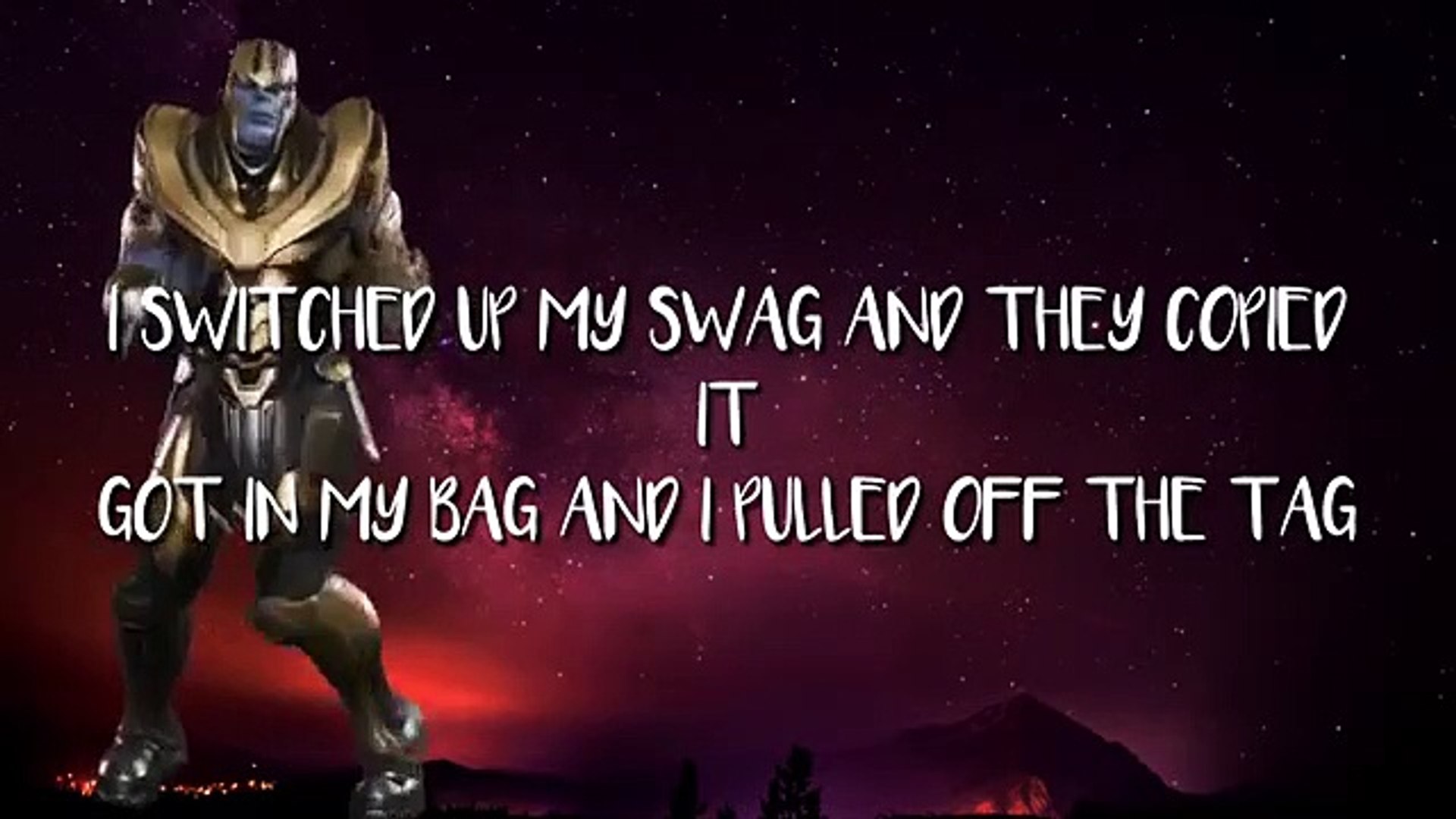 Lil Nas X Thanos Lyrics Video Dailymotion