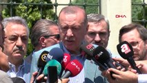 CUMHURBAŞKANI ERDOĞAN CUMA NAMAZI ÇIKIŞI AÇIKLAMA YAPTI