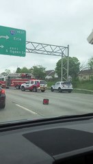 Unbelievable Vehicle Pileup Causes Traffic Jam