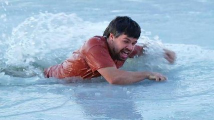 How to survive a fall through frozen solid ice