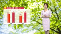 [날씨] 다시 초여름 더위...낮기온 어제보다 2~8도↑ / YTN