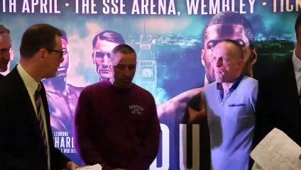 STREATHAM BOY! - CHRIS BOURKE v STEFAN SLAVCHEV **OFFICIAL** WEIGH-IN VIDEO / WEMBLEY SSE ARENA