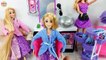 Rapunzel doll Hair Transformation at Barbie Beauty Salon boneka Rapunzel Potongan rambut Boneca | Karla D.