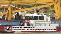 Crane reaches site of deadly Danube boat sinking