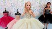Frozen Elsa Anna Barbie Dress & Doll DressバービードールドレスBoneca Roupas e Vestido de Barbie Bebek Elbisesi | Karla D.