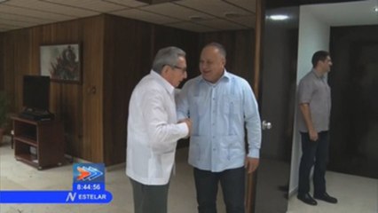 Diosdado Cabello reafirma alianza con Cuba frente a los "ataques" de EE.UU.
