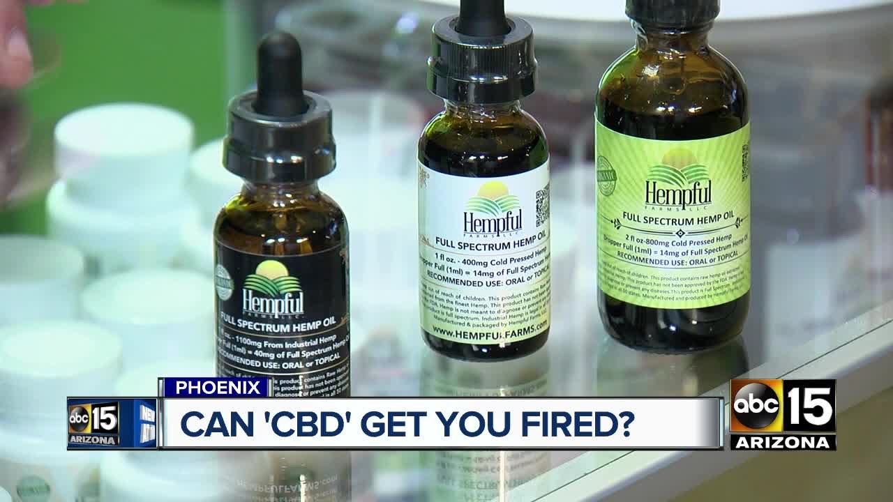 Can using CBD products cost someone their job? Here's what you need to know