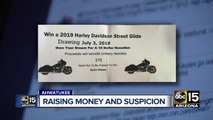 Motorcycle raffle for veterans raising money and suspicion