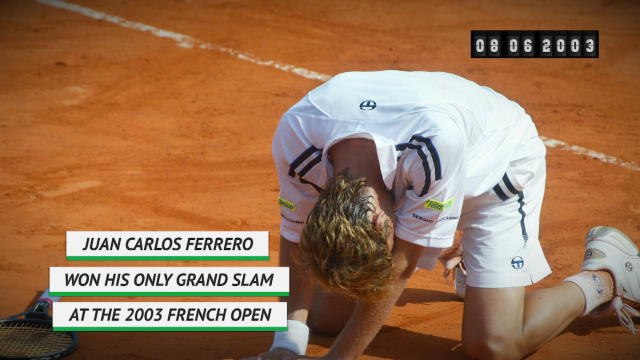 On This Day - Juan Carlos Ferrero wins 2003 French Open
