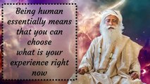 Human - The Only Creature With Freedom To Choose - Sadhguru About Human