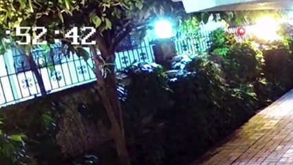 Evden drone çalan hırsız kamerada