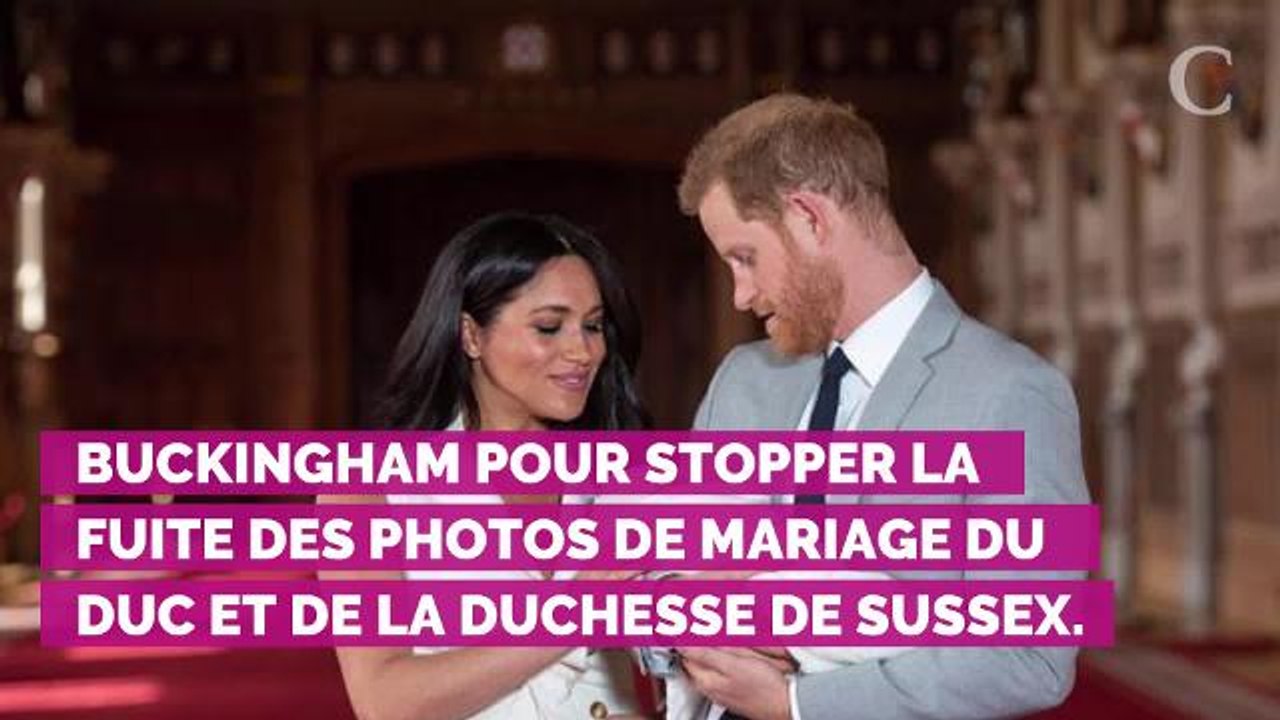 Meghan Markle et Harry : des photos privées de leur mariage se retrouvent malencontreusement sur la toile !