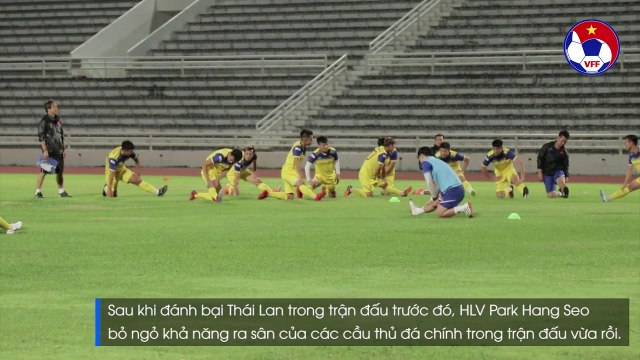 Buổi tập cuối cùng của ĐTVN trước trận chung kết King's Cup 2019 | VFF Channel