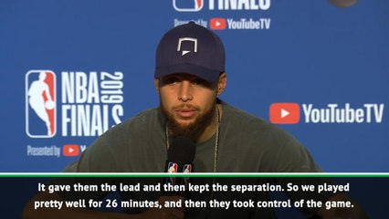 Kawhi was amazing in Raptors win - Curry