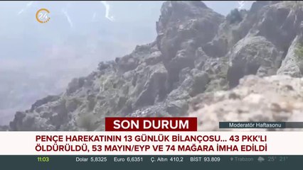 Pençe harekatı 13. gününde