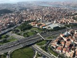 İstanbul'da polis helikopteriyle bayram dönüşü trafik denetimi