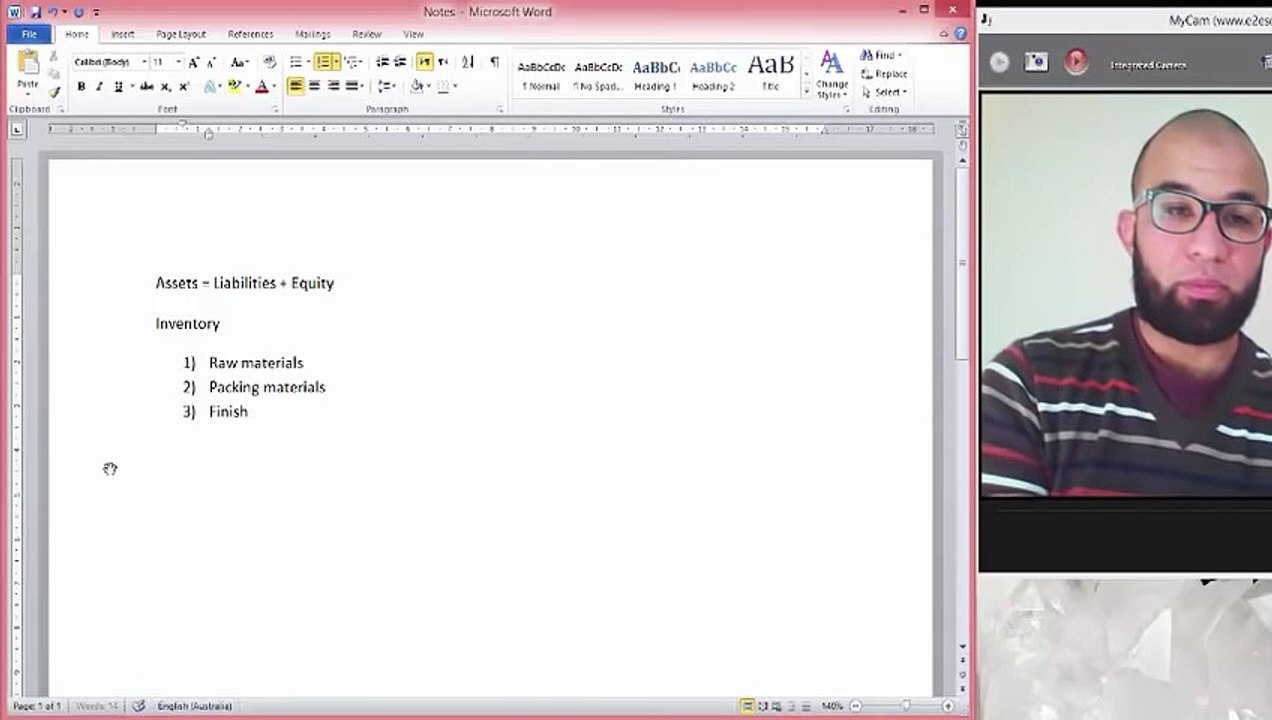 CMA S1 L1 - Unit 1 - الجزء الأول - المحاضرة الأولي - الجزء الثانى- الفصل الأول