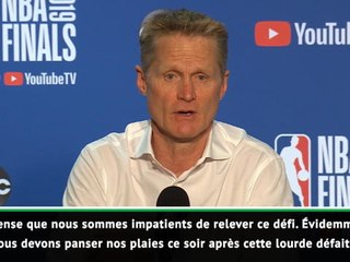 NBA - Kerr : "Panser nos plaies et relever ce défi"