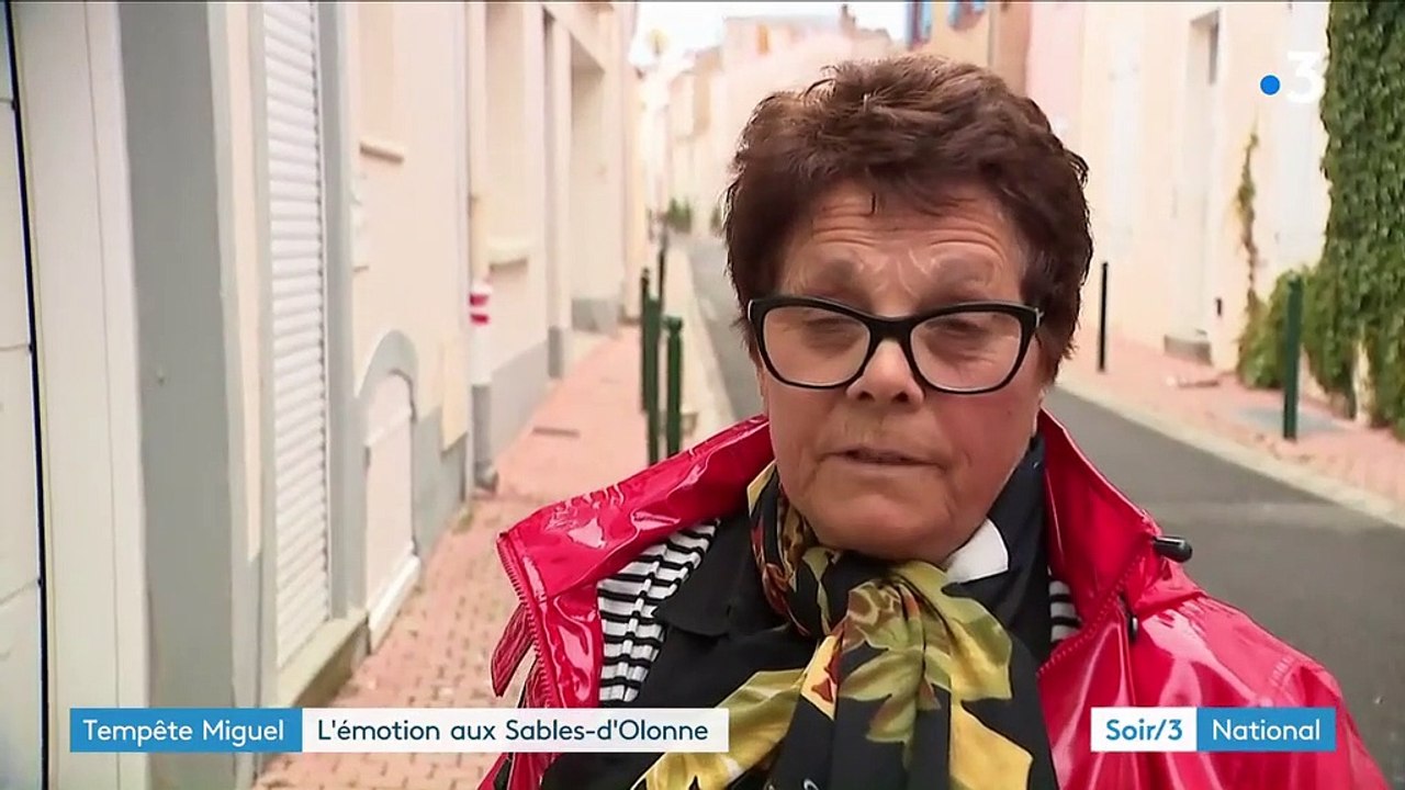 Tempête Miguel : les habitants des Sables-d'Olonne pleurent ses victimes