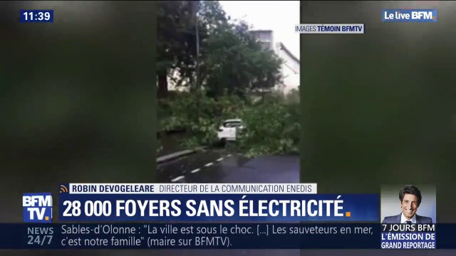 Tempête Miguel: Plus de 1000 techniciens d'urgence électricité sont déployés pour rétablir le courant d'après Enedis