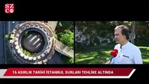 16 asırlık tarihi İstanbul surlarında büyük tehlike