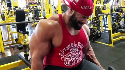 Real Life Giant Bodybuilder from Venezuela - Mass Monster in The Gym