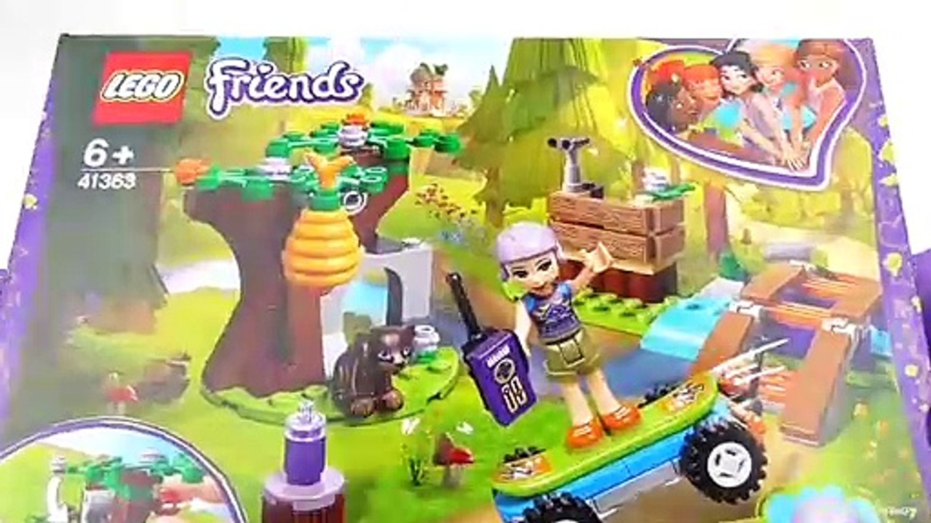 LEGO Friends Mia's Forest Adventure (41363) - Toy Unboxing and Speed Build  - video Dailymotion