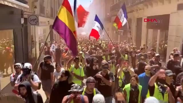 DHA DIŞ ? Sarı Yelekliler protestosu 30'uncu haftasında