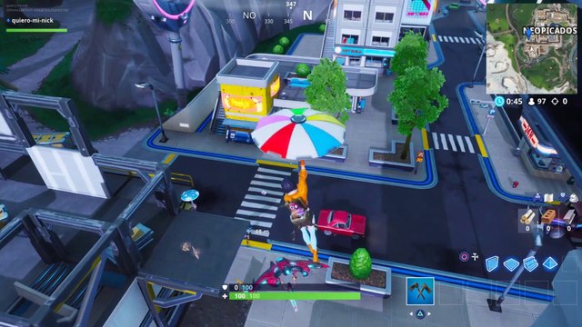 Fortbyte #51 en Fortnite: cómo conseguirlo usando Gallineo para cruzar la calle en frente del puesto de plátanos de Banano