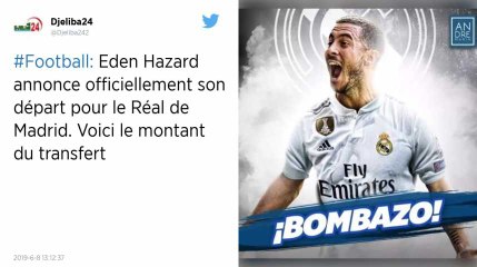 Mercato. Le message d’adieu d’Eden Hazard aux supporters de Chelsea