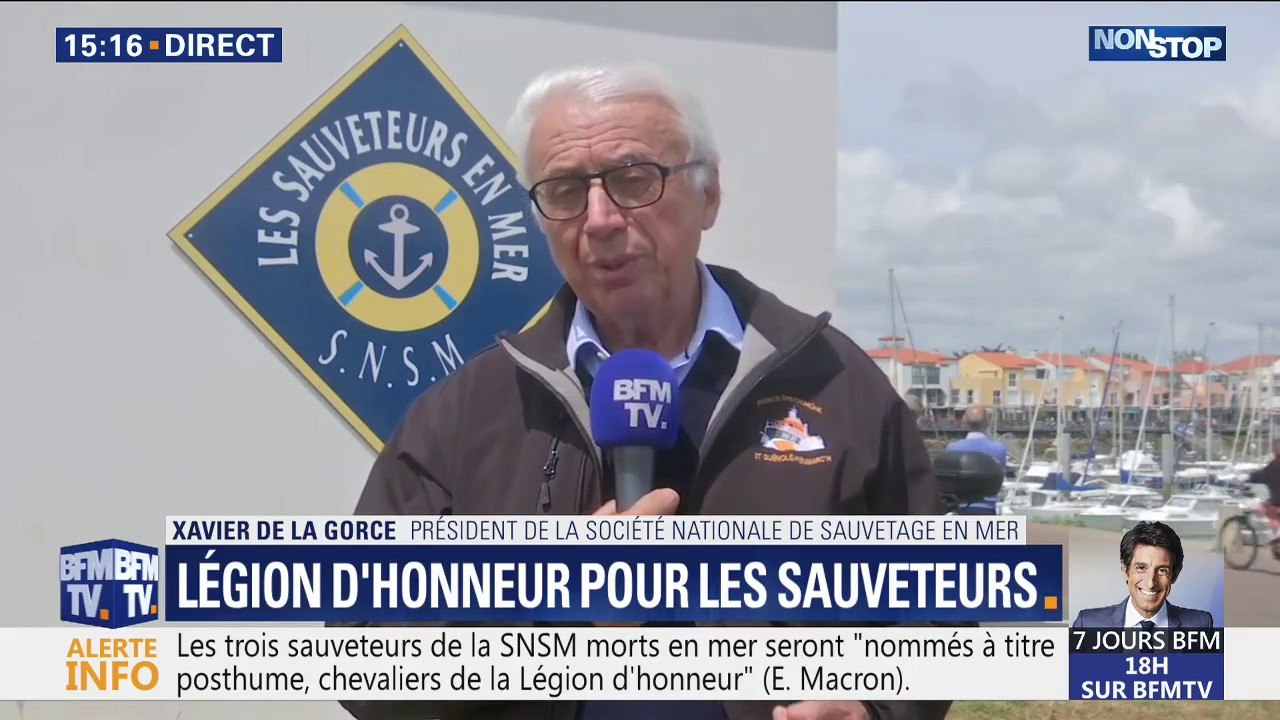 Président de la SNSM: "Il y a une espèce d'écart entre la solidarité des gens de mer et la difficulté à motiver les citoyens" à aider