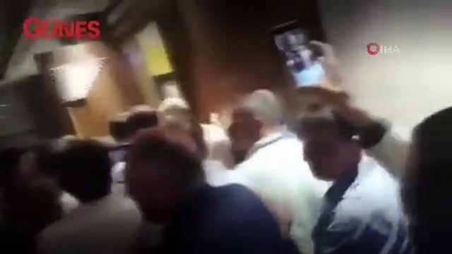 Havalimanındaki görüntüler ortaya çıktı! Bu Vali itlik yapmıştır