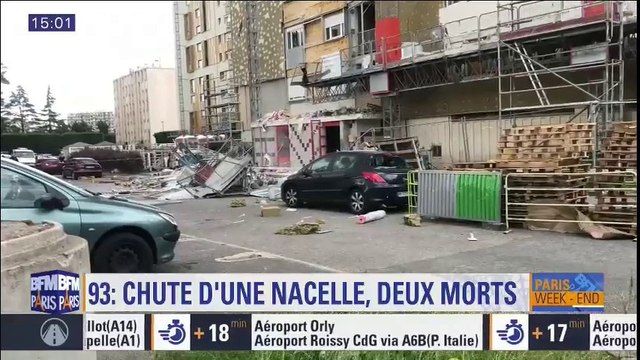 Deux ouvriers sont morts après l'effondrement d'une nacelle depuis le 18e étage d'un immeuble à Épinay-sur-Seine