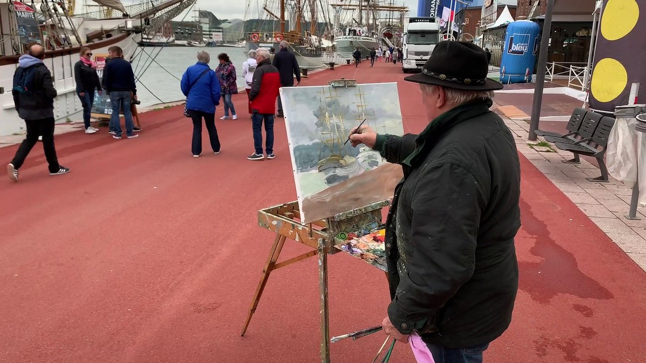 L'Armada de Rouen et ses bateaux, une source d'inspiration pour les peintres