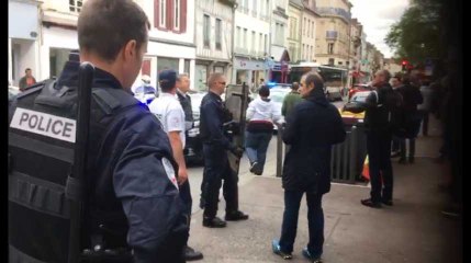Interpellation lors de la manifestation des Gilets jaunes à Troyes