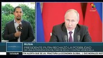 Pdte. ruso reitera rechazo a sanciones de EEUU contra Cuba y Venezuela
