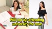 Will not be attending university for now: Ananya Panday