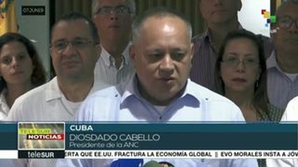 Cabello: En Vzla. podría haber elecciones del poder legislativo pronto