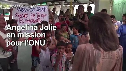 Colombie: Angelina Jolie à la frontière avec le Venezuela