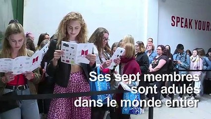 Le boys-band sud-coréen BTS ouvre une boutique éphémère à Paris