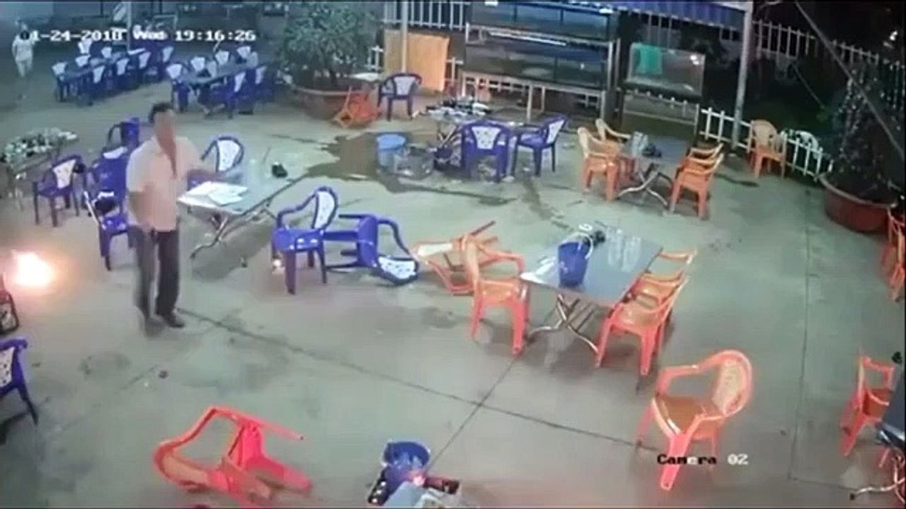 Ce chef de restaurant lance des boules de feu pour faire fuir des braqueurs