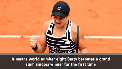 Barty wins French Open