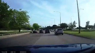 Un automobiliste provoque un accident en ratant une sortie