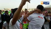 فرحة لاعبي شباب بلوزداد بعد التتويج بكأس الجمهورية‎