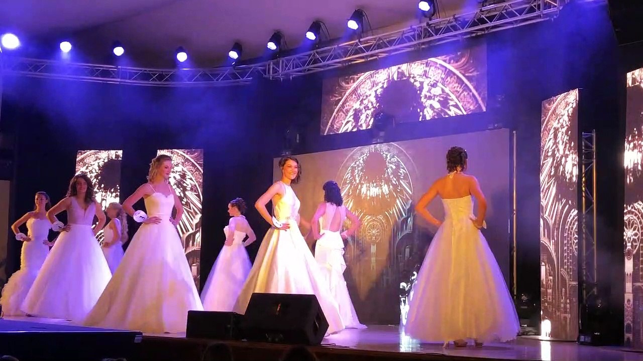 Miss Vosges : les candidates en robe de mariée