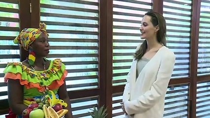Angelina Jolie aboga ante Colombia por niños apátridas de migrantes venezolanos
